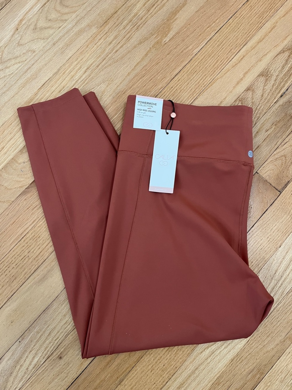 Calia Powermove Collection 7/8 Leggings Copper XXL High-Rise Breathable